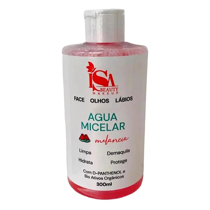 Água Micelar Melancia Isa Beauty 300ml Sucesso